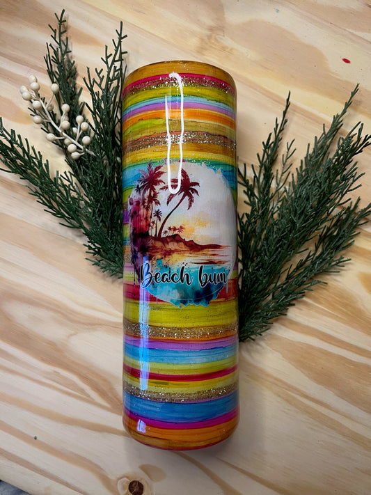 Beach Bum Serape Tumbler